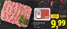Lidl Carne tocată de porc Ofertă