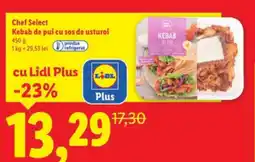 Lidl Chef Select Kebab de pui cu sos de usturoi Ofertă