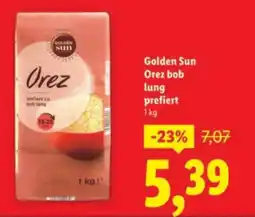Lidl Golden Sun Orez bob lung prefiert Ofertă