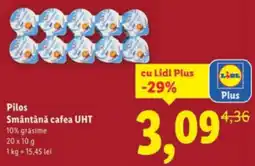 Lidl Pilos Smântână cafea UHT Ofertă
