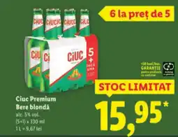 Lidl Ciuc Premium Bere blondǎ Ofertă