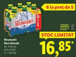 Lidl Neumarkt Bere blondǎ Ofertă