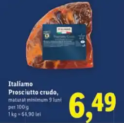 Lidl Italiamo Prosciutto crudo Ofertă
