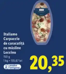 Lidl Italiamo Carpaccio de caracatiţă cu măsline Leccino Ofertă