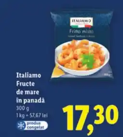 Lidl Italiamo Fructe de mare în panadǎ Ofertă