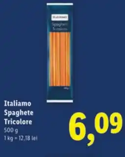 Lidl Italiamo Spaghete Tricolore Ofertă
