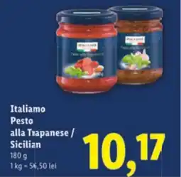 Lidl Italiamo Pesto alla Trapanese/ Sicilian Ofertă
