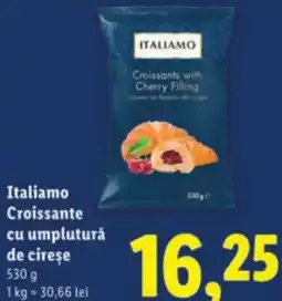 Lidl Italiamo Croissante cu umplutură de cireșe Ofertă