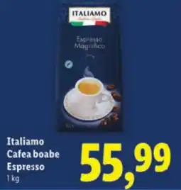 Lidl Italiamo Cafea boabe Espresso Ofertă