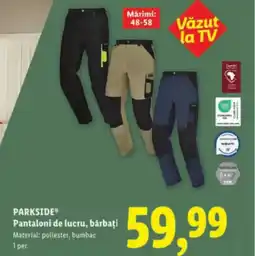Lidl PARKSIDE Pantaloni de lucru, bărbaţi Ofertă
