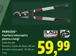 Lidl PARKSIDE Foarfecă telescopică pentru crengi Ofertă
