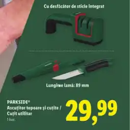 Lidl PARKSIDE Ascuțitor topoare și cuțite / Cuțit utilitar Ofertă