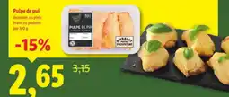 Lidl Pulpe de pui dezosate, cu piele hrănit cu porumb Ofertă