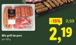 Lidl Mix grill de porc Ofertă