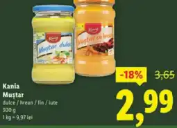 Lidl Kania Mustar Ofertă