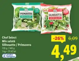 Lidl Chef Select Mix salatǎ Silhouette / Primavera Ofertă
