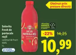 Lidl Solevita Fresh de portocale roşii Ofertă