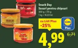 Lidl Snack Day Sosuri pentru chipsuri Ofertă