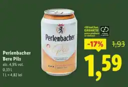 Lidl Perlenbacher Bere Pils Ofertă