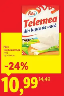 Lidl Pilos Telemea de vacă Ofertă