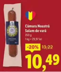 Lidl Cǎmara Noastră Salam de vară Ofertă