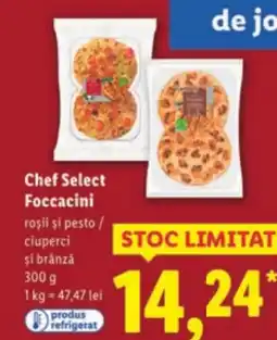 Lidl Chef Select Foccacini Ofertă