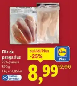 Lidl File de pangasius Ofertă