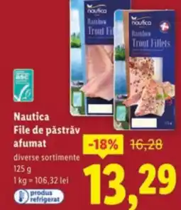 Lidl Nautica File de păstrăv afumat Ofertă