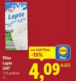 Lidl Pilos Lapte UHT Ofertă