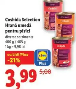 Lidl Coshida Selection Hrană umedă pentru pisici Ofertă
