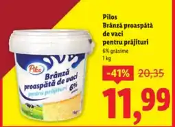 Lidl Pilos Brânză proaspătă de vaci pentru prăjituri Ofertă