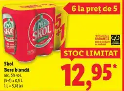 Lidl Skol Bere blondǎ Ofertă