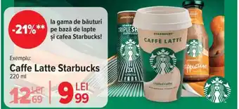 Carrefour Market Caffe Latte Starbucks Ofertă