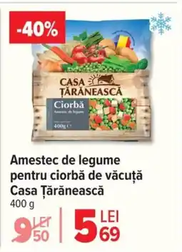Carrefour Market Amestec de legume pentru ciorbă de văcuţă Casa Țărănească Ofertă