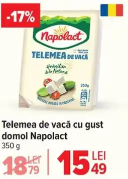 Carrefour Market Telemea de vacă cu gust domol Napolact Ofertă