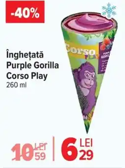 Carrefour Market Îngheţată Purple Gorilla Corso Play Ofertă