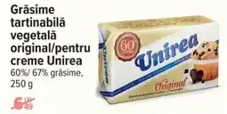 Carrefour Market Grăsime tartinabilă vegetală original/pentru creme Unirea Ofertă