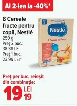 Carrefour Market 8 Cereale fructe pentru copii, Nestlé Ofertă