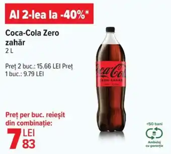 Carrefour Market Coca-Cola Zero zahăr Ofertă