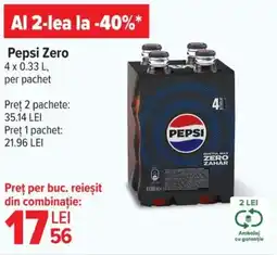 Carrefour Market Pepsi Zero Ofertă