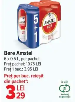 Carrefour Market Bere Amstel Ofertă