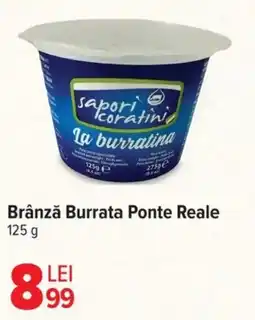 Carrefour Market Brânză Burrata Ponte Reale Ofertă