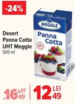 Carrefour Market Desert Panna Cotta UHT Meggle Ofertă