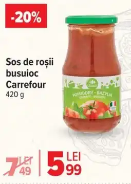 Carrefour Market Sos de roşii busuioc Carrefour Ofertă