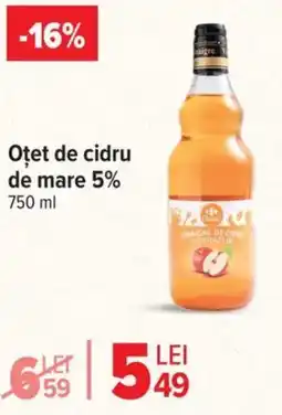 Carrefour Market Otet de cidru de mare 5% Ofertă