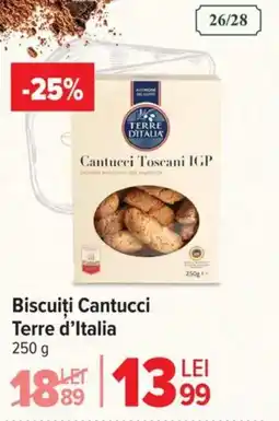 Carrefour Market Biscuiți Cantucci Terre d'Italia Ofertă