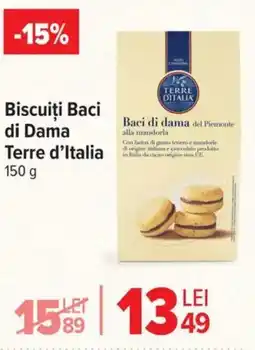 Carrefour Market Biscuiți Baci di Dama Terre d'Italia Ofertă