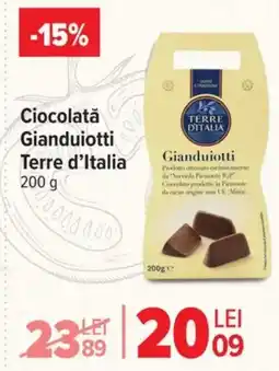 Carrefour Market Ciocolată Gianduiotti Terre d'Italia Ofertă