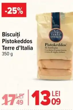 Carrefour Market Biscuiți Pistokeddos Terre d'Italia Ofertă