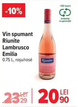 Carrefour Market Vin spumant Riunite Lambrusco Emilia Ofertă